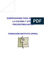 10.3 Subprograma para Adictos A La Cocaina y Otros Psicoestimulantes