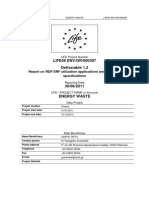 D1.2 - Report On RDF-SRF Utilization Applications and Technical Specifications