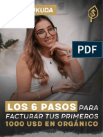 Los 6 Pasos para Facturar Tus Primeros 1000USD en Organico Paula Fukuda Ebook 2