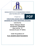 Structural Design and Detailed Drawing of A Steel Industrial Building - 510418108 - Debayan Ghosh