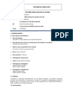 Informe de Simulacro - Accidente Lima 27.04.22