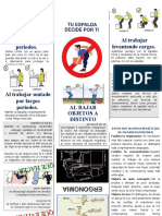 Plegable Higiene Postural