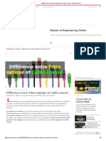 Différence Entre Fibre Optique Et Cable Coaxial - WayToLearnX