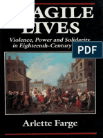 Arlette Farge - Fragile Lives - Violence, Power, and Solidarity in Eighteenth-Century Paris-Harvard University Press (1993)