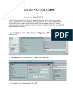 How To Change The NE ID On U2000