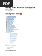 Hacking Tools - All-In-One Hacking Tools For Hackers