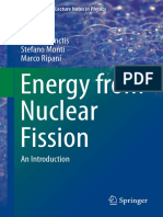 Energy From Nuclear Fission An Introduction by Enzo de Sanctis, Stefano Monti, Marco Ripani (Auth.)