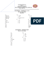 Assessment Mod 1-5 KEY TO CORRECTION