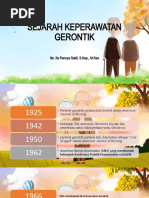 Sejarah Keperawatan Gerontik