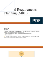 Material Requirements Planning (MRP)