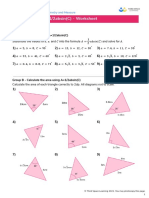 Third Space Learning Area of A Triangle 12absinc GCSE Worksheet