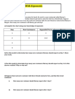 Exponents Lesson Review