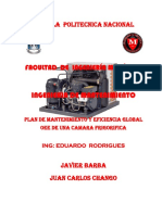 Proyecto de Mantenimiento de Una Camara Frigorifica Oee