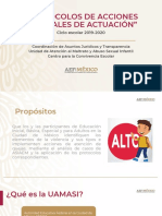 Protocolos de Acciones Generales de Actuacion