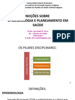 Aula 20 Algumas Noções Sobre Planejamento em Saúde