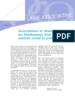 La Vie Associative - N°4 - Associations Et Démocratie, Les Fondements D'un Nouveau Contrat Social Et Politique?