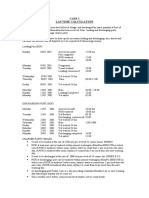 Laytime Calculation Nor Sof CP