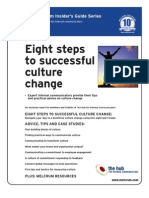 8 Steps To Successful Culture Change