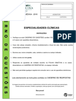 FMUSP19 Especialidades - Clinicas Prova