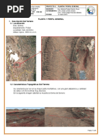 Planta Y Perfil General 1. Descripción Del Terreno 1.1 Localización