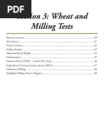 Section 3: Wheat and Milling Tests