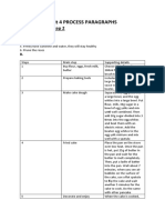 Unit 4 PROCESS PARAGRAPHS