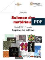 Propriétés Des Matériaux