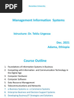 Lecture - 1 - Foundation of Information System