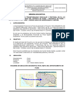 Memoria Descriptiva Pavimentacion A.H. Nestor Martos