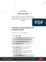 Changes in Oracle Database 12c Password Hashes - Trustwave - SpiderLabs - Trustwave