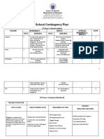 School Contingency Plan