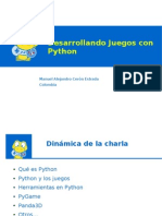 Desarrollando Juegos Con Python