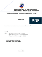 T2 - Ferrovias - Grupo D - Memorial de Calculo