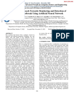 A Prefatory Approach Towards Monitoring and Detection of Fire Outbreak Using Artificial Neural Network