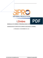 Manual de Usuario Zimbra Sipro