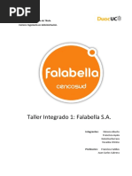 Desarrollo Informe Final Taller 1 - Falabella