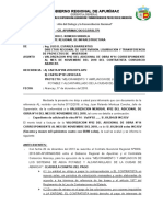 Informe - Valorizacion Mensual N°02 Del Adicional de Obra N°14 Correspondiente Al Mes de Noviembre Del 2018 Del Contratista Consorcio Abancay