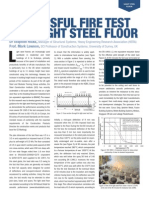 Light Steel Frame Fire Test