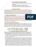 Architecture of Industrial Automation Systems