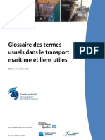 Glossaire Et Liens Utiles en Transport Maritime