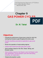 Chapter (9) - Gas Power Cycles