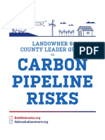 Nebraska Landowner and County Leader Guide To Carbon Pipeline Risks (December 2022)