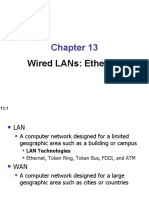 013 Wired LANs (CH 13)