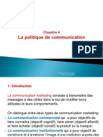 Marke Chapitre 4 La Politique de Communication