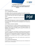 Resumen Decreto Ejecutivo 2393 Cap. II