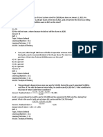 Risk and Return Midterm