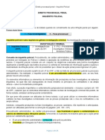 Direito Processual Penal - Inquérito Policial