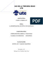 La Registradora de Titulo de Santiago