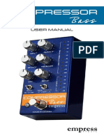 Empress Bass Compressor Manuel Utilisateur en 81366