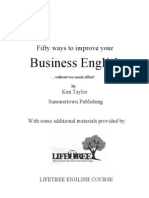 Business English:: Fifty Ways To Improve Your